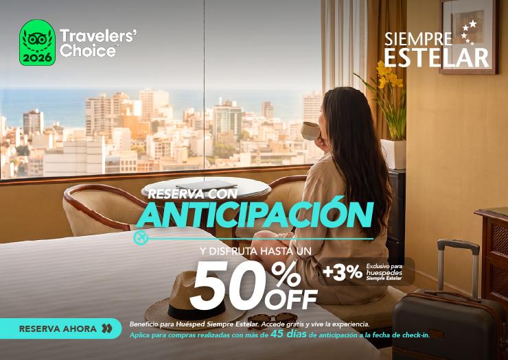 Anticípate 50% ✈️🧳 ESTELAR Miraflores Perú - Lima Anticípate 50% ✈️🧳 ESTELAR Miraflores Perú - Lima