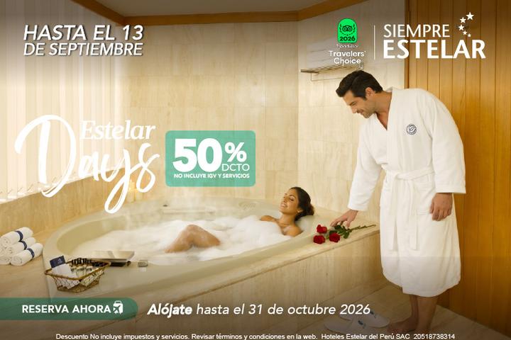 ESTELAR DAYS 💫 ESTELAR Miraflores Perú - Lima ESTELAR DAYS 💫 ESTELAR Miraflores Perú - Lima