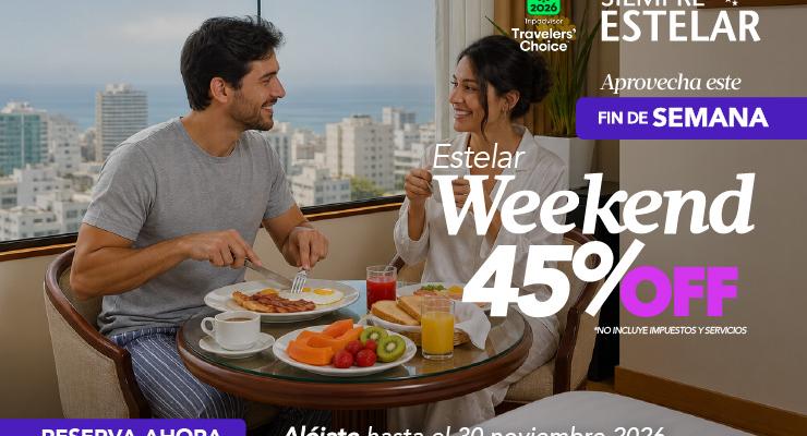 🏨Weekend Off✨ ESTELAR Miraflores Perú - Lima 🏨Weekend Off✨ ESTELAR Miraflores Perú - Lima