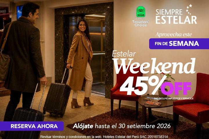 👉Weekend Off👈 ESTELAR Miraflores Perú - Lima 👉Weekend Off👈 ESTELAR Miraflores Perú - Lima