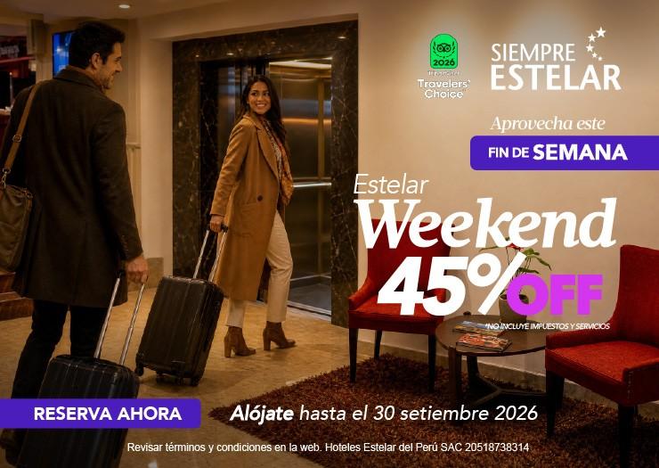 👉Weekend Off👈 ESTELAR Miraflores Perú - Lima 👉Weekend Off👈 ESTELAR Miraflores Perú - Lima